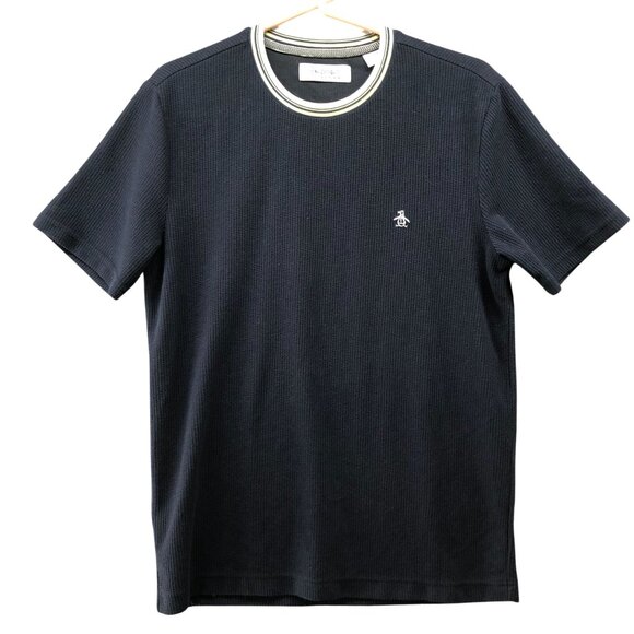 Original Penguin Other - Original Penguin Munsingwear Waffle‎ Short Sleeve T Shirt Mens XS Navy Blue